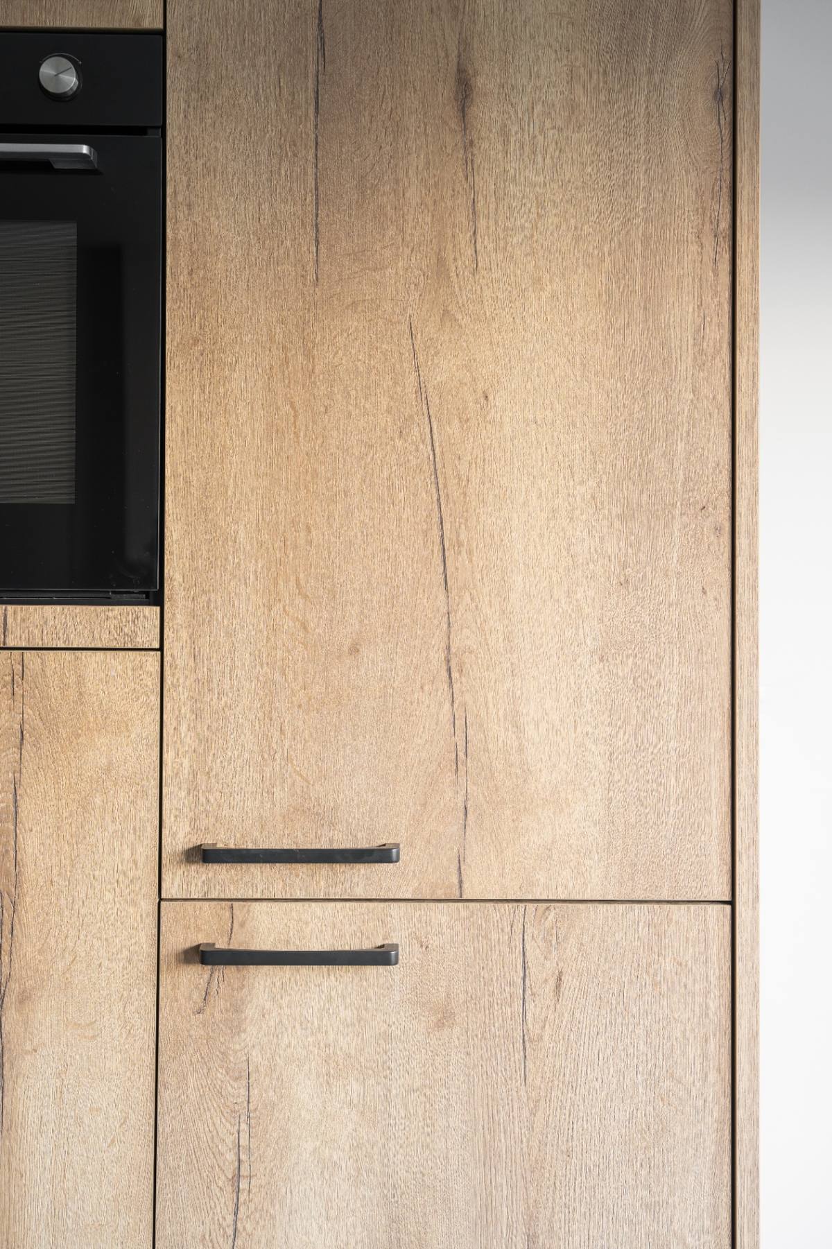 U-keuken - Industrieel - houtfineer en natuursteen — beeld 4