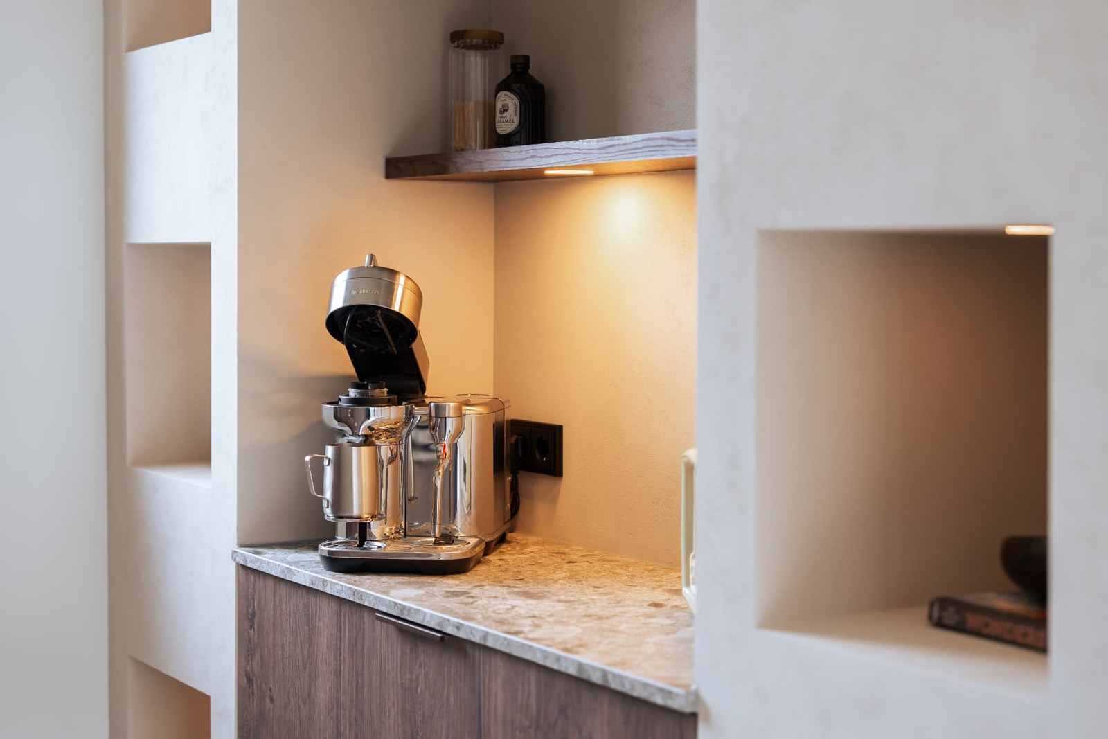 Tabak eiken & ceppo di gres hammered - Losse koffie corner, beeld 3