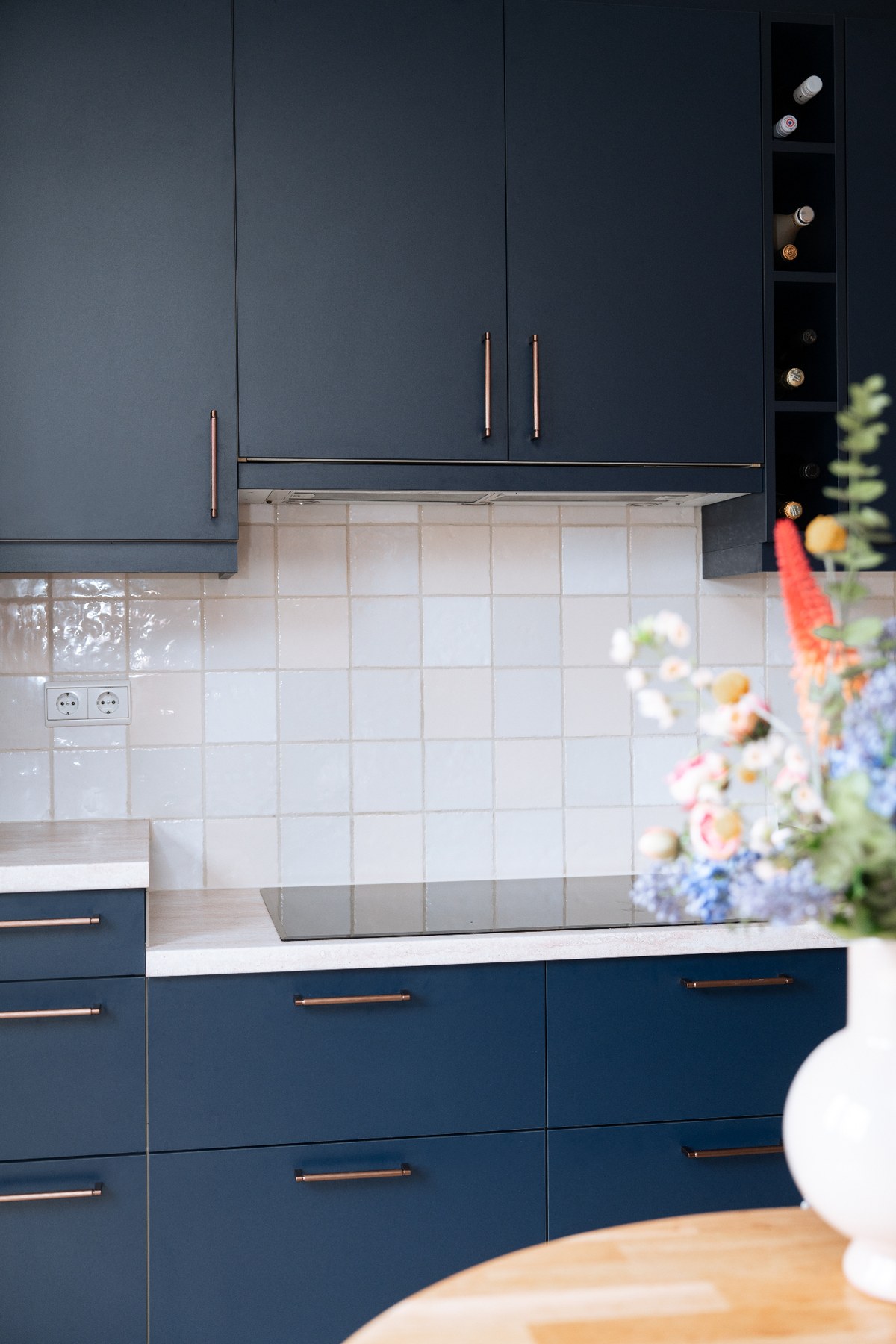 Renovatie keuken - Indigo blue & travertin, foto 4