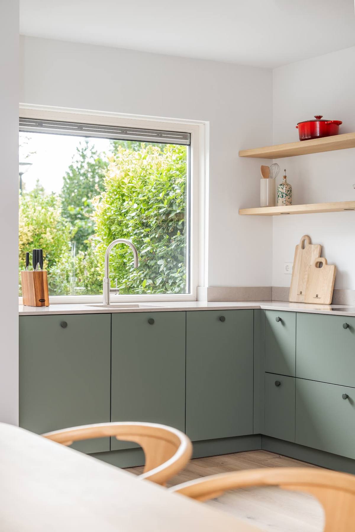 Speels - Eucalyptus & eiken wandplanken — beeld 1