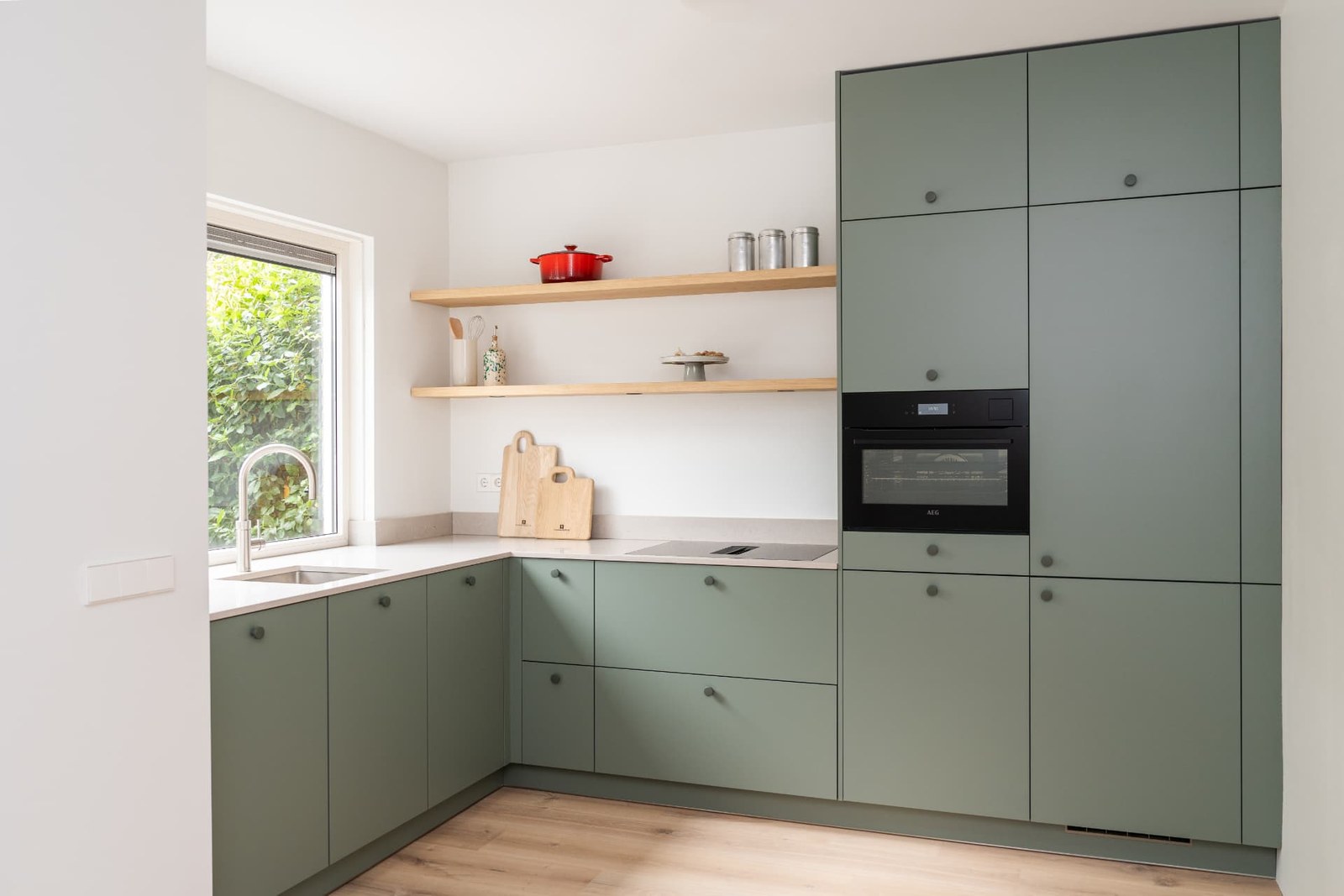 Speels - Eucalyptus & eiken wandplanken, beeld 4