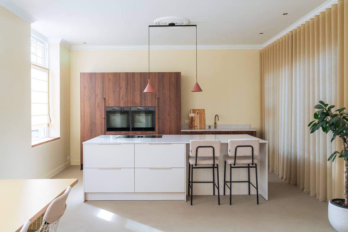 Walnoot, Angora grijs & Terazzino gold — beeld 1