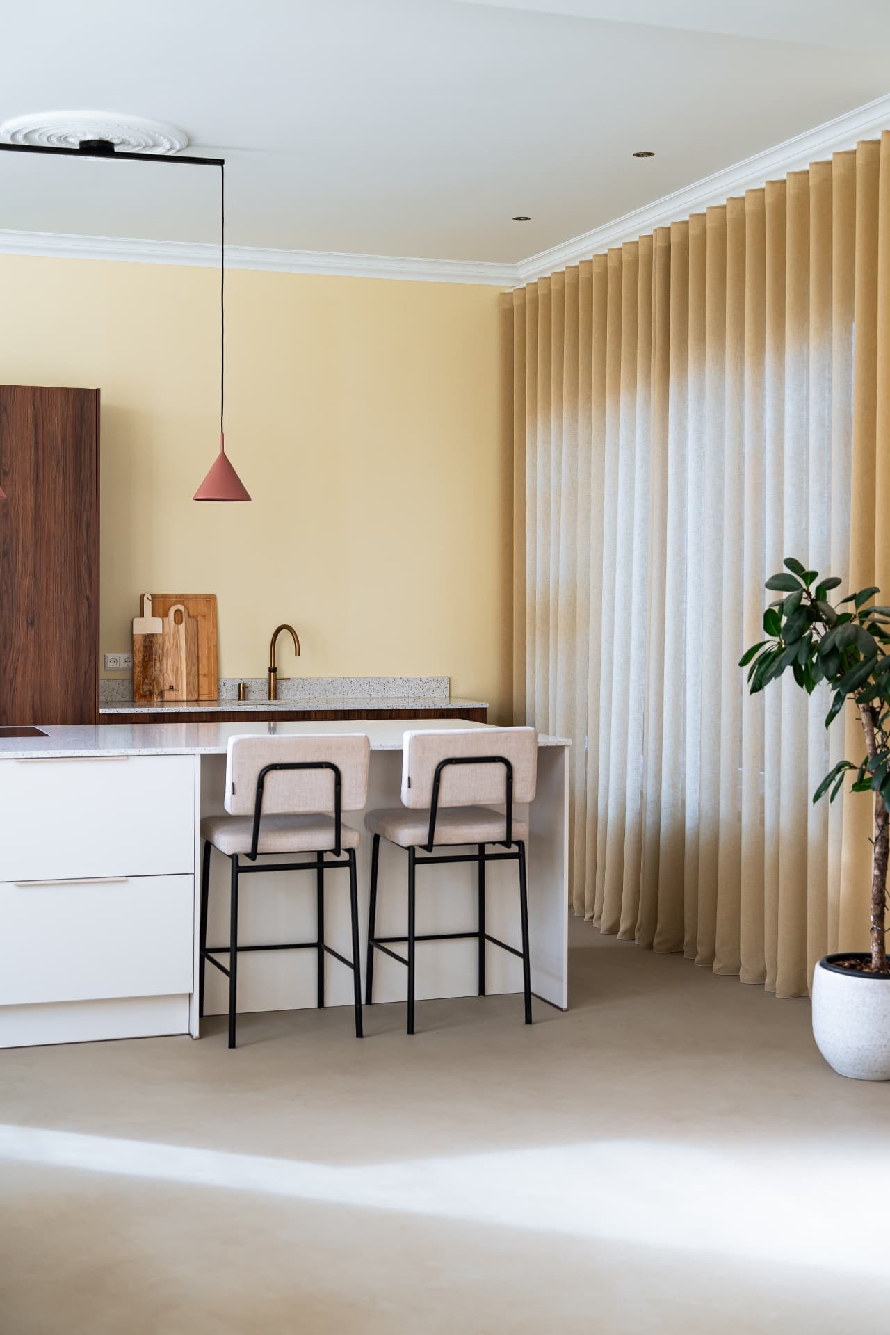 Walnoot, Angora grijs & Terazzino gold, beeld 3