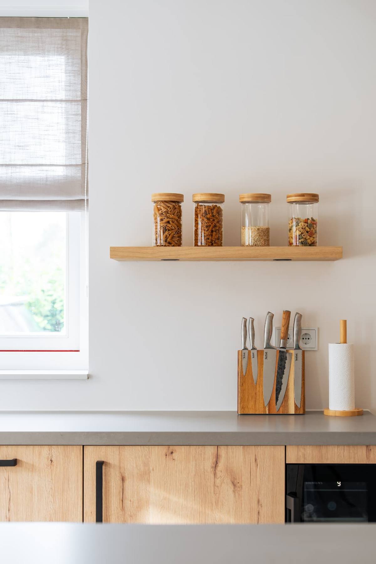 Wild eiken & Smoked concrete velvet - met wijnklimaatkast — beeld 4